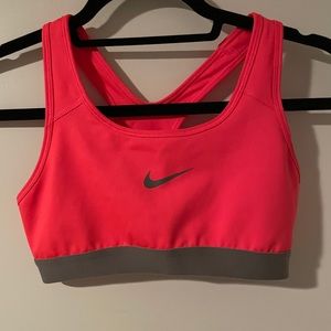 Nike Pro Hot Pink Sports Bra (Non-Padded)